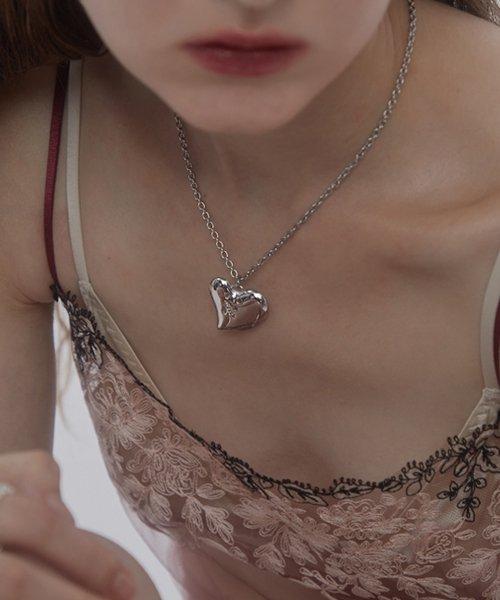 에브리벌스데이(EVERYBIRTHDAY)  코르셋 헐트 하트 네크리스 - 후기 | 무신사