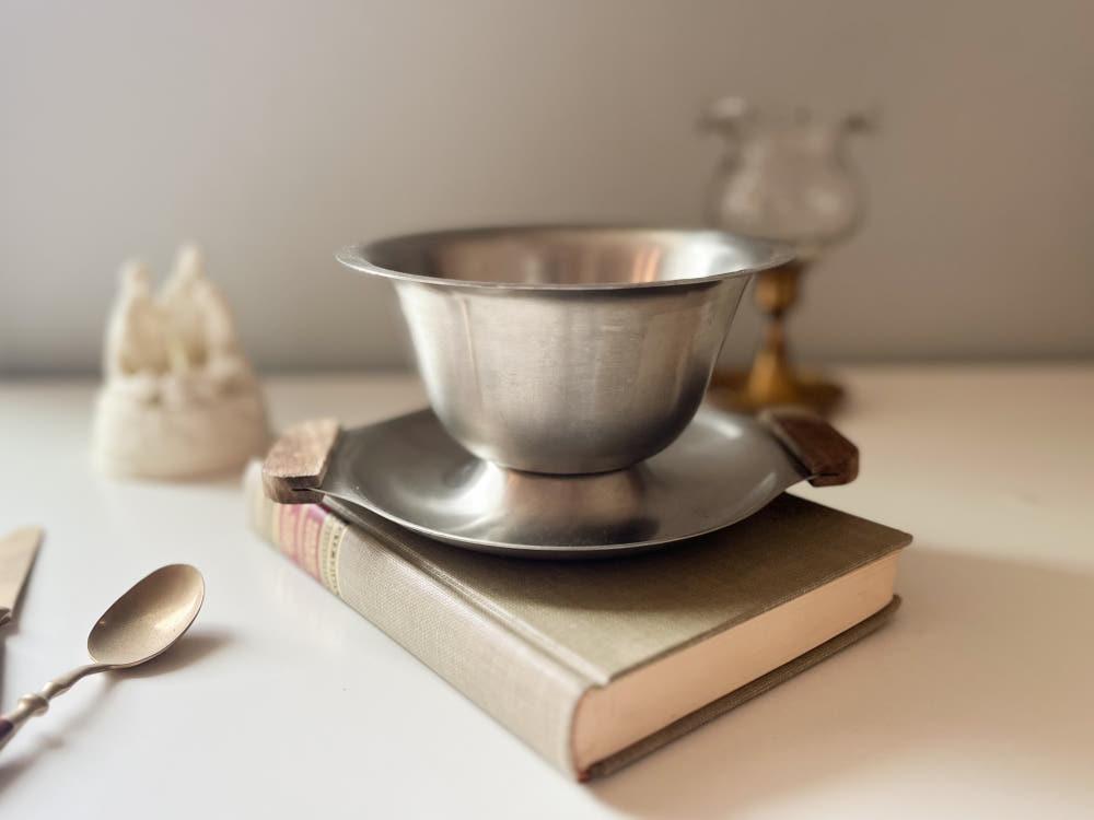 미드 센츄리 모던 그레이비 보트 /  수입 명품 빈티지그릇 빈티지 소품