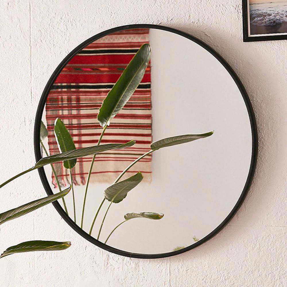 무타공거울 욕실거울 부착형 거실 화장대 인테리어 거울 3색상 400m 블랙