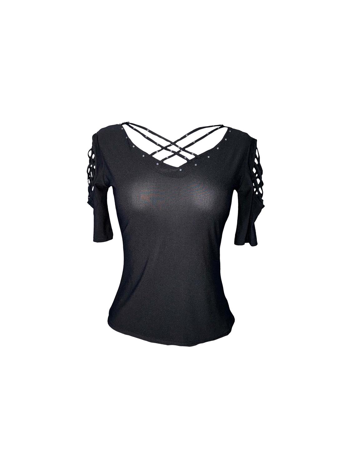 Dark X-Chain Top