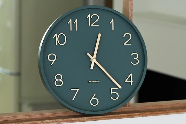 가벼운 인테리어 무소음 거실 뉴베이직 벽시계