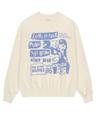 LOVE PUNK PIGMENT SWEATSHIRT BEIGE(MG2DFMM442A)