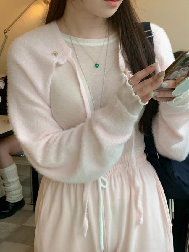 어베인 ✨레이어드룩 [단독] 💕URBANE MADE💕 발레코어룩 텐셀 이너 시스루 티셔츠 레이어드티 (4c) /데일리룩/여친룩/데이트룩/🍂가을