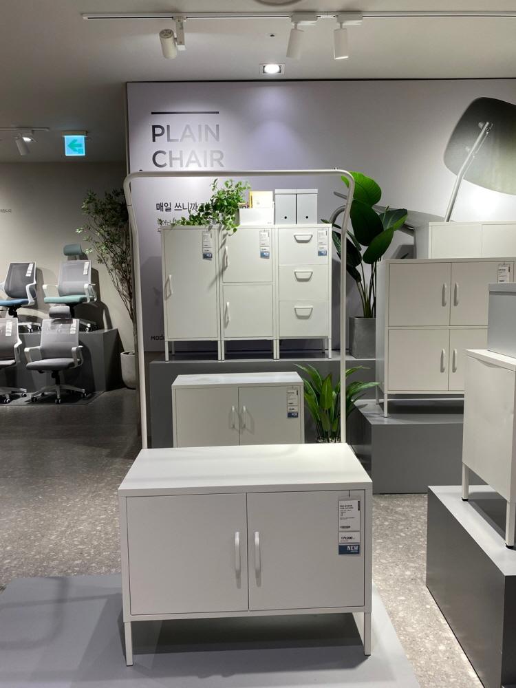 [모던하우스]데일리 철재 행거형 수납장 2도어 세트 W800 / CF22SET009