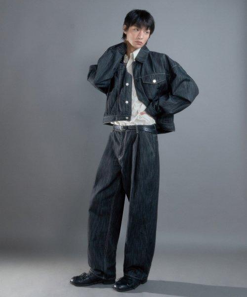 [SET] 아카이브 오버핏 트러커 셋업