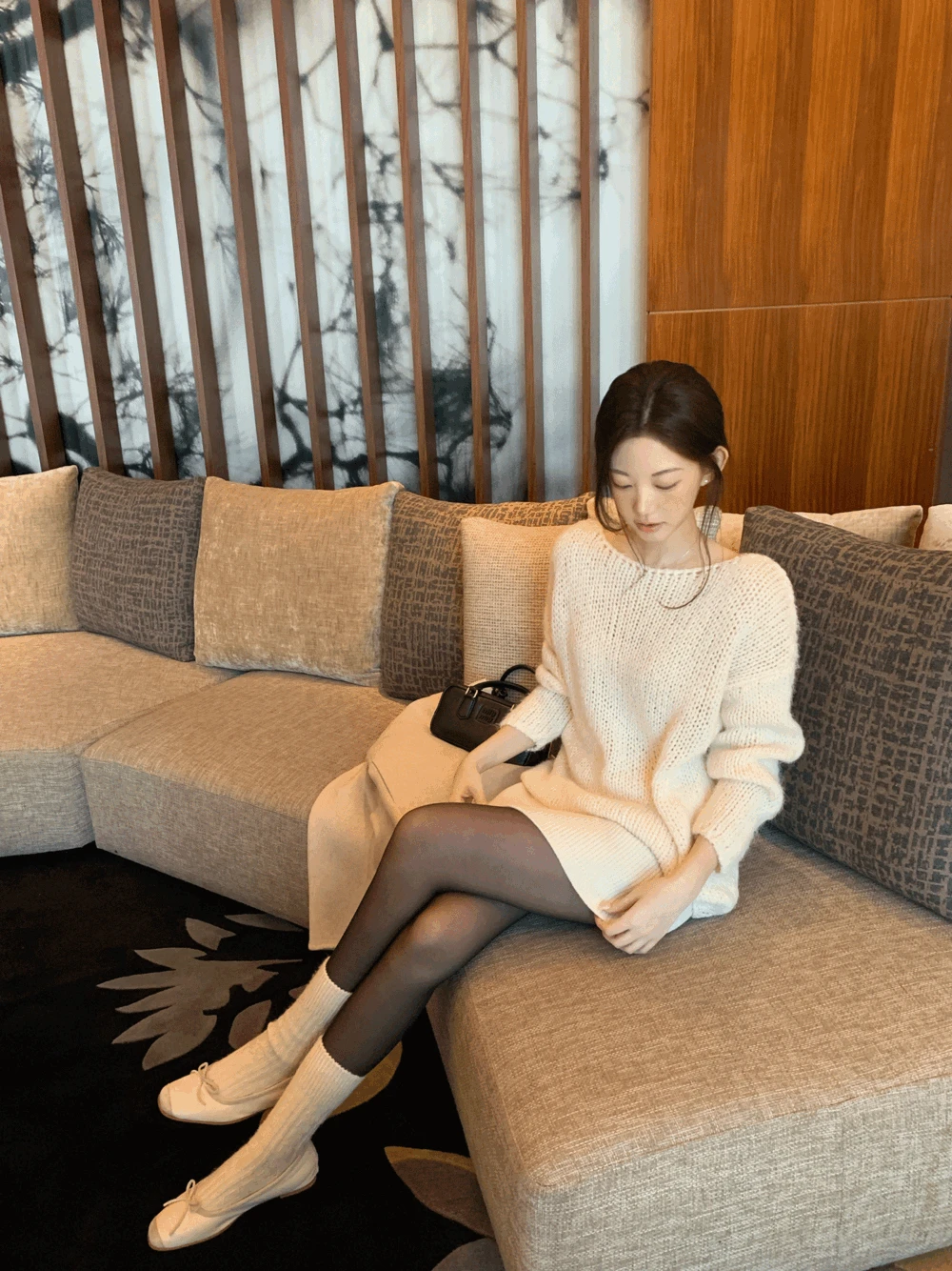 무스 루즈 니트