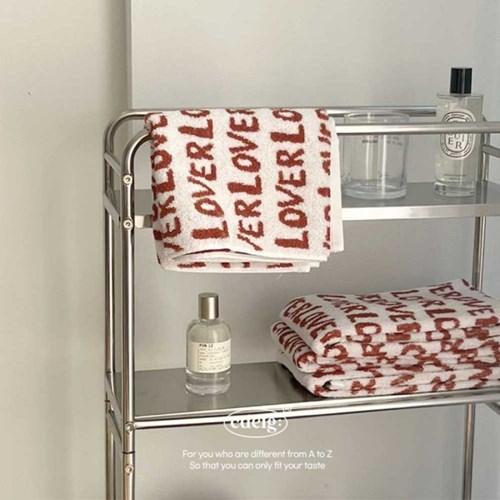 LOVE수건 먼지 없는 세안타올(개별 지퍼백 포장)