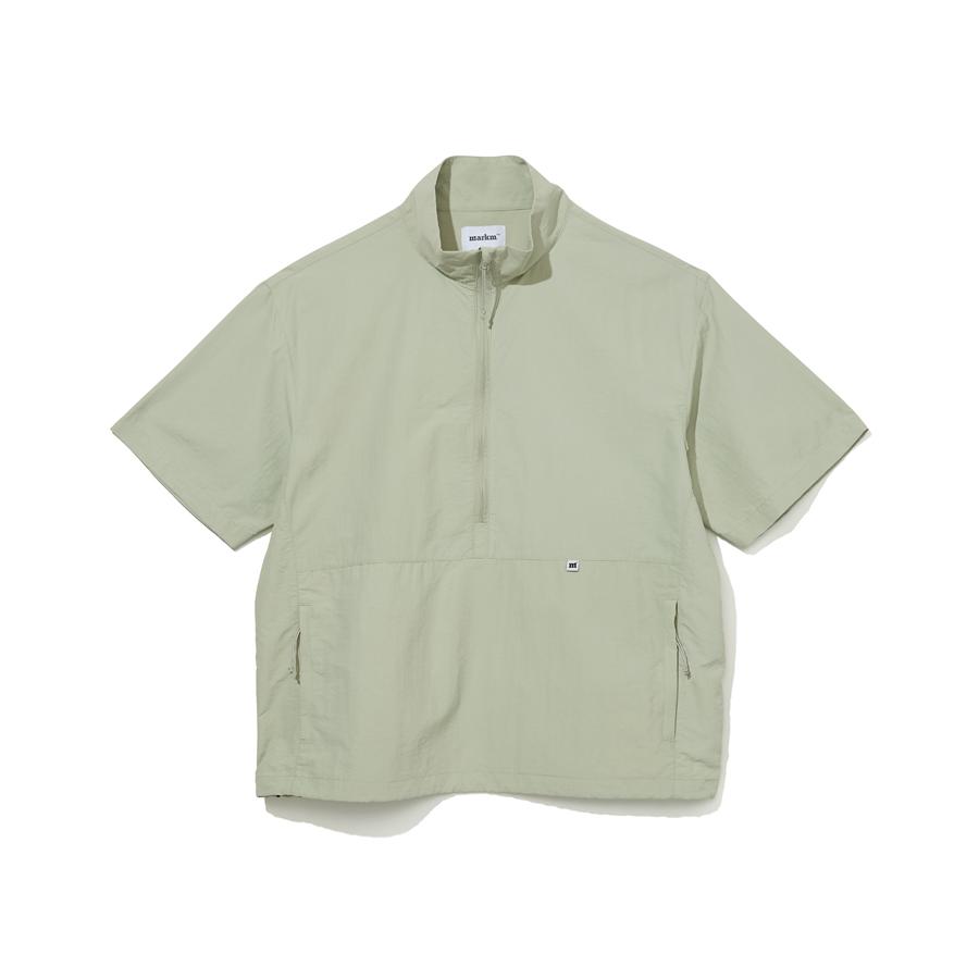 NYLON HIGH NECK S/S ANORAK