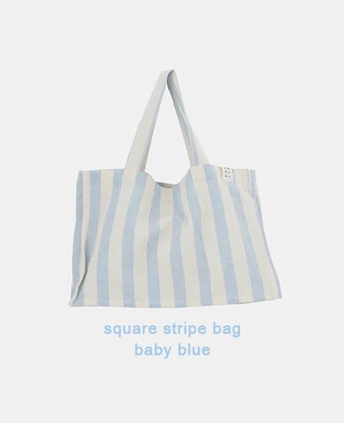 Square Stripe Bag  / Baby Blue