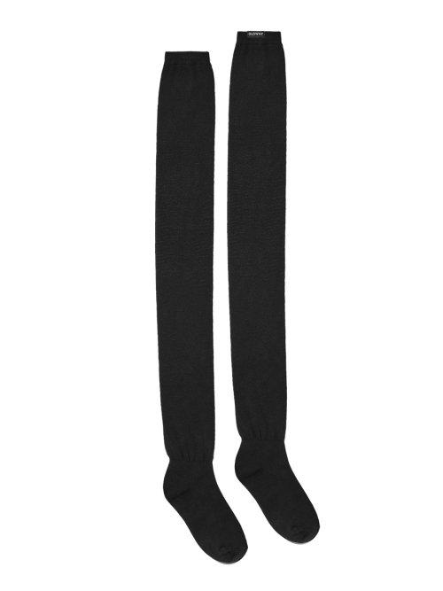SHEER KNEE HIGH SOCKS (BLACK)