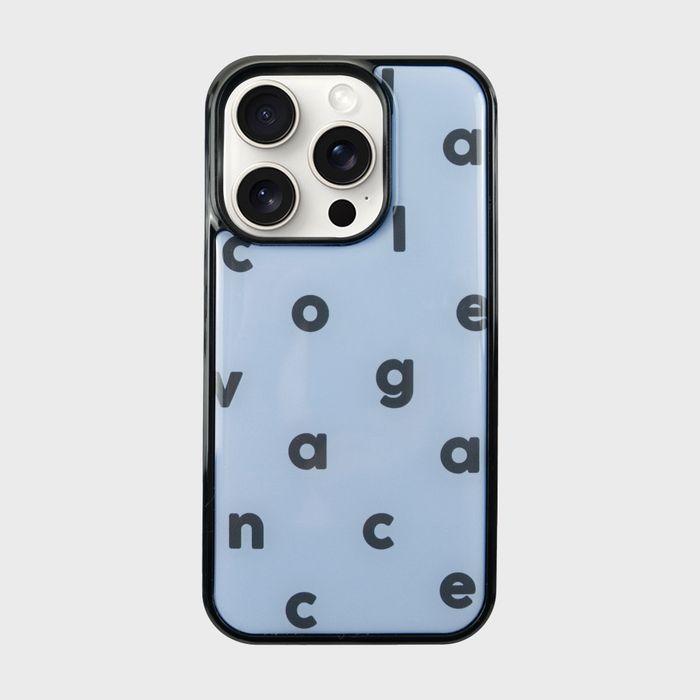 Logo Alphabet Color Epoxy Case (Blue)