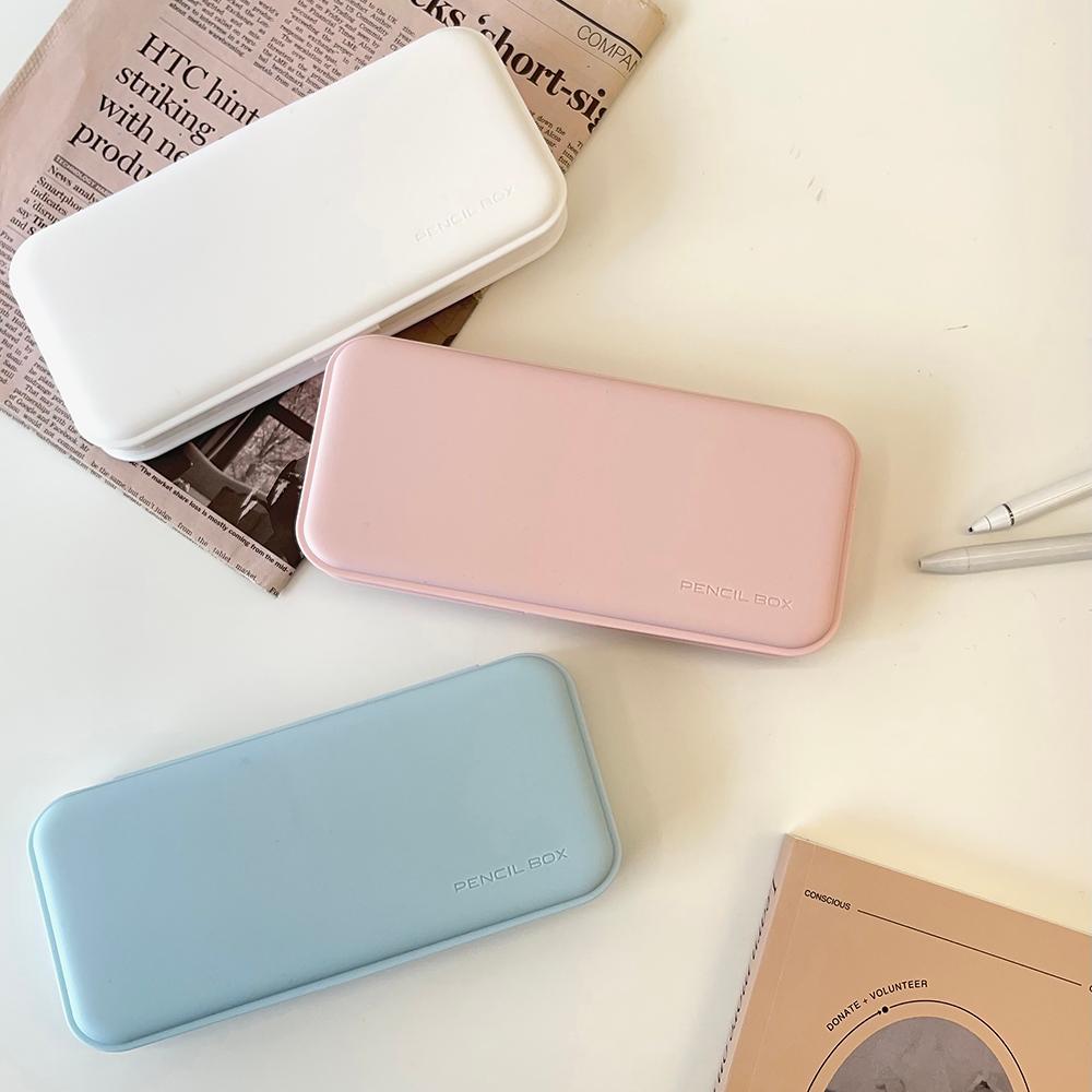 사각 플라스틱 멀티 펜 케이스