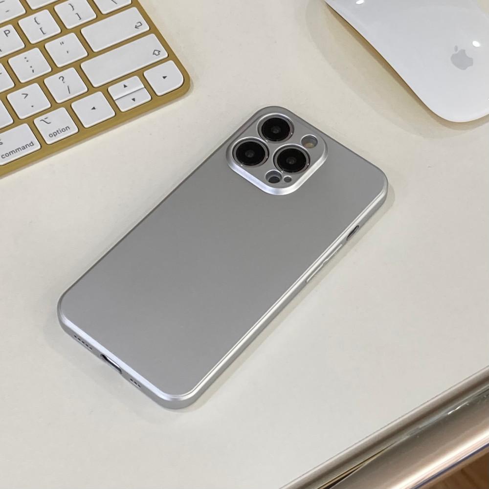 실버 심플 힙한 아이폰 케이스