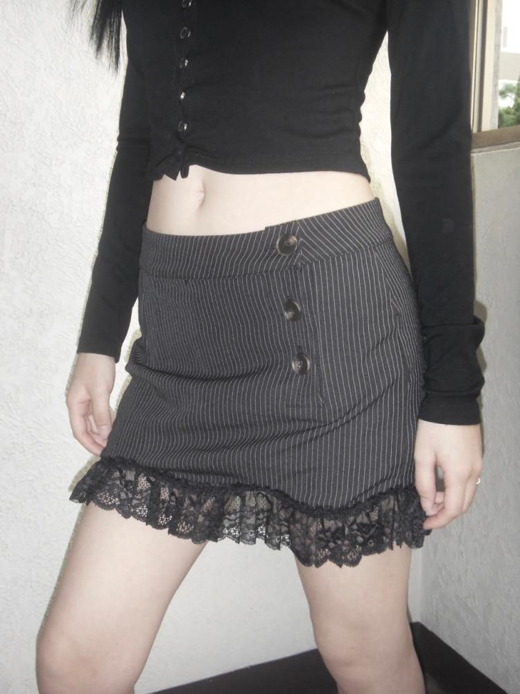 Stripe lace sk