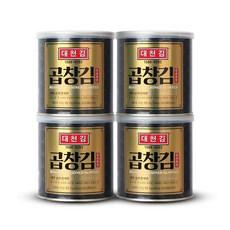 대천김 곱창 캔김 4캔