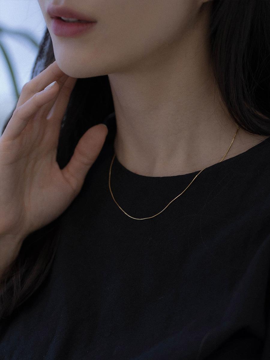 레브드 슬림 목걸이