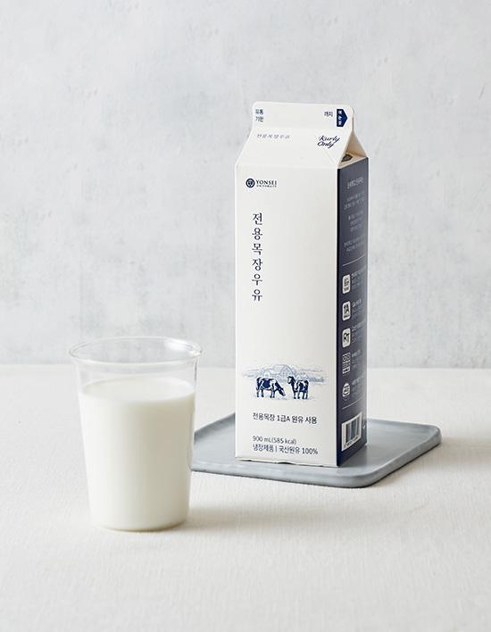 [연세우유 x 마켓컬리] 전용목장우유 900mL