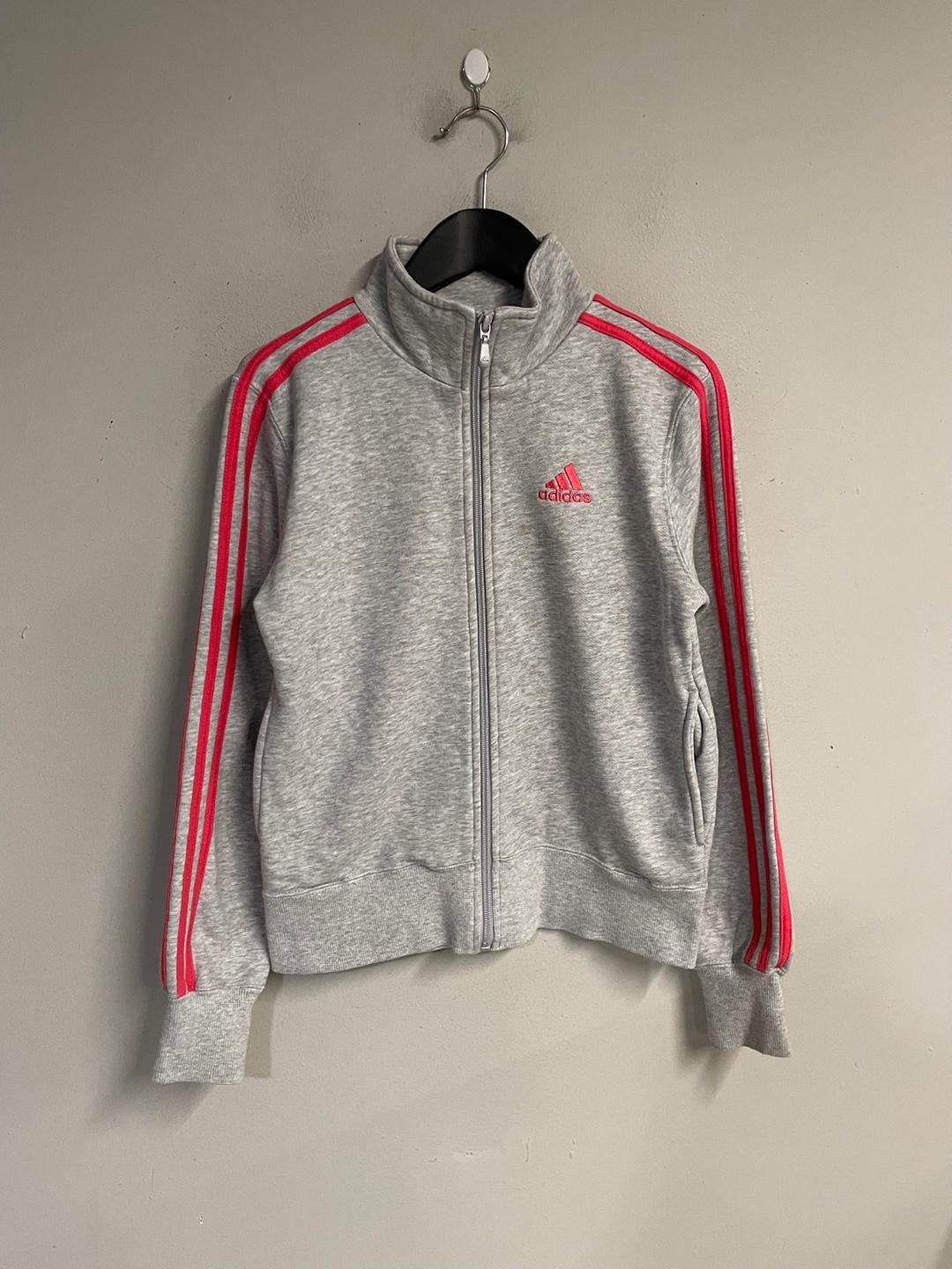 adidas pink line zip up (room-7)