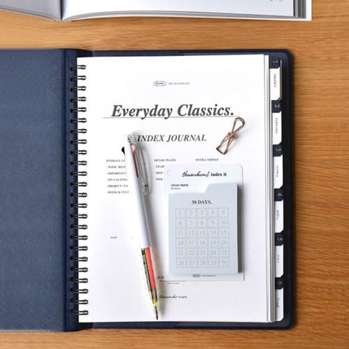 스프링인덱스북-스탠다드 (12개월 인덱스 플래너)