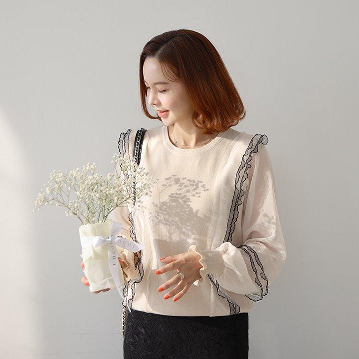 프릴 시스루니트