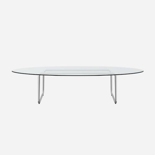 키엘 타원형 소파 거실테이블