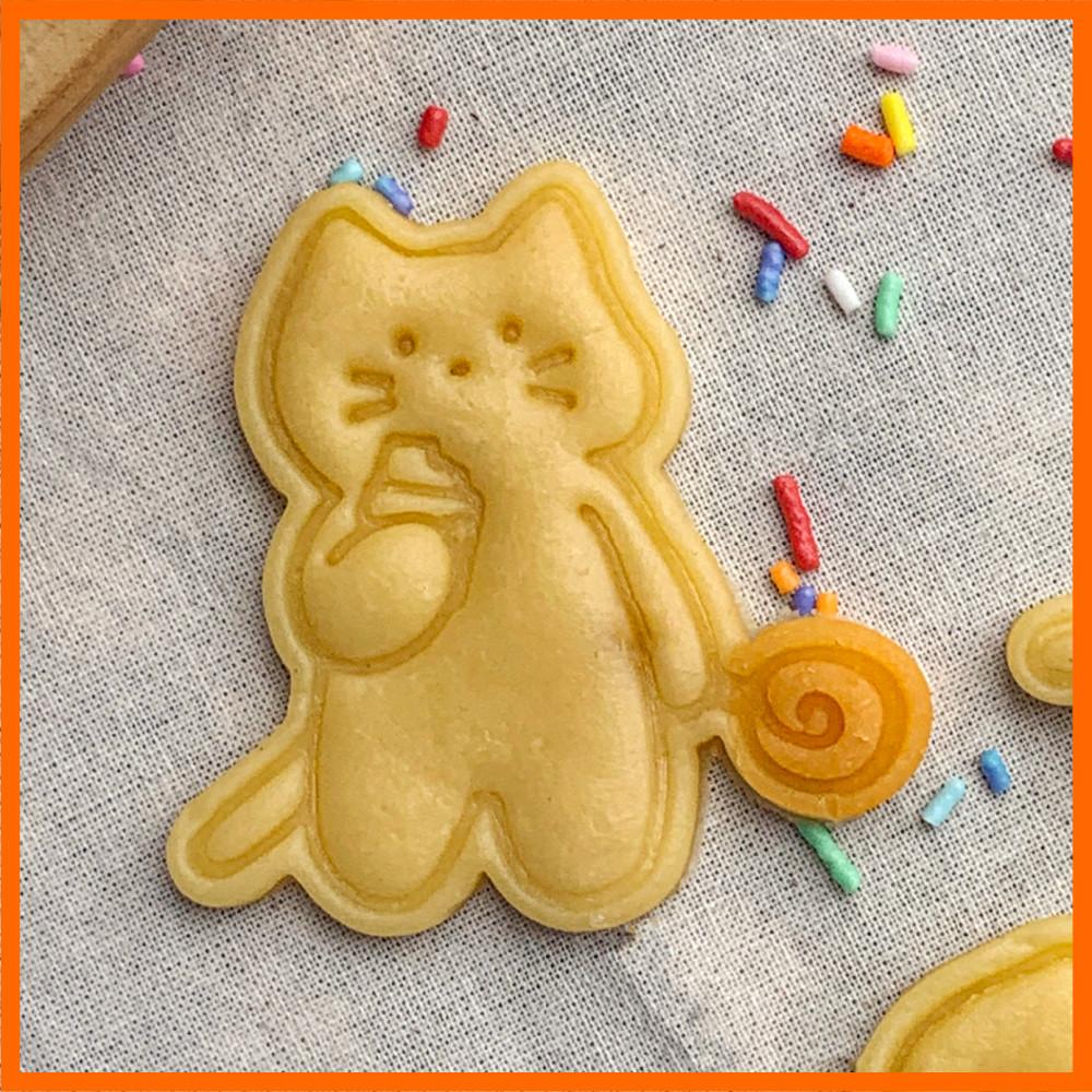 사탕 고양이 쿠키커터 어린이날 귀여운 쿠키틀