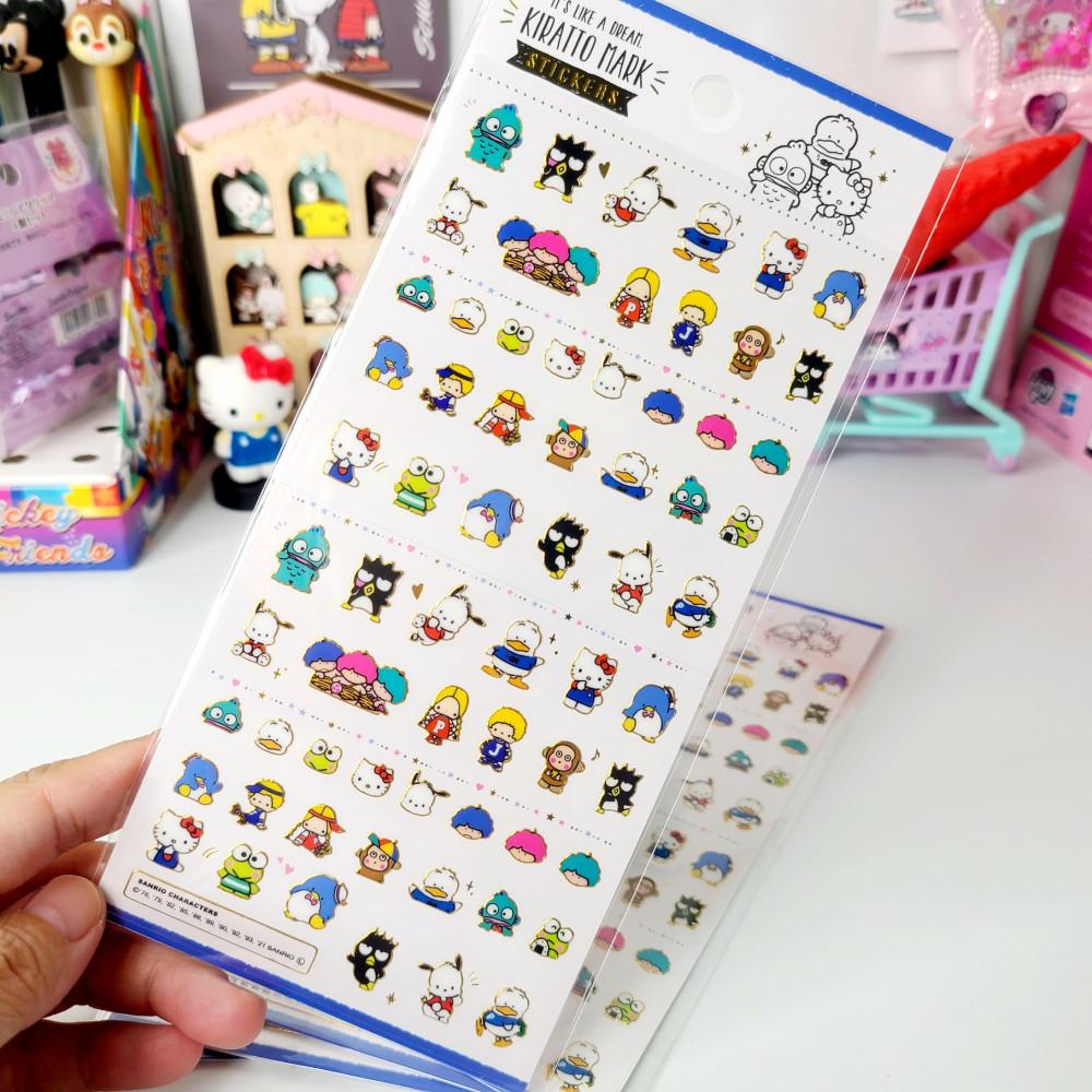 산리오 정품 키랏토 금장스티커ver2 일본캐릭터스티커