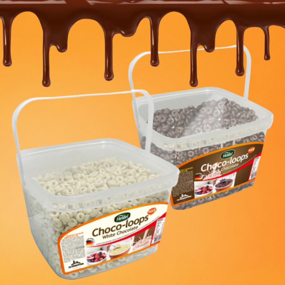 하이델 초코룹스1.2kg 비요뜨초코링 그릭요거트 토핑 해외수입 미국 대용량그래놀라 화이트