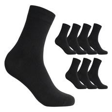 삭스팝 남성용 무지 중목 양말 8켤레 세트