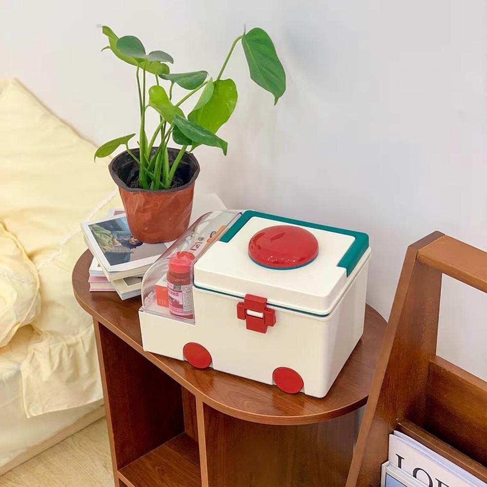 오렌지베케이션 구급차 약품상자 자동차 정리함 구급함