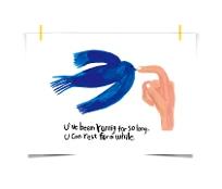 50x70 아트 포스터_파랑새