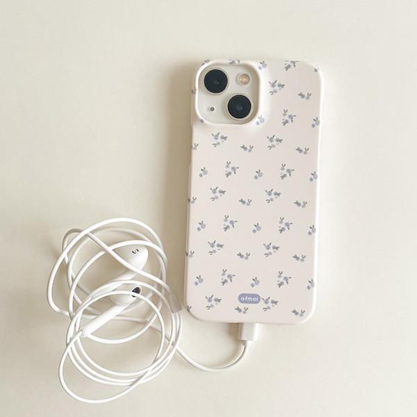 [phone case] little bloom matte hard