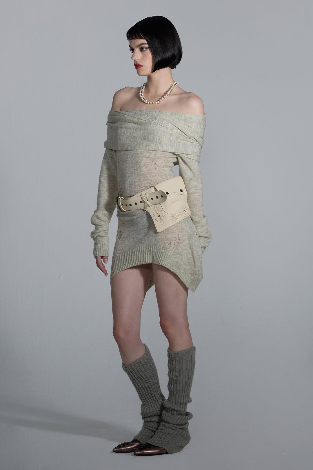 Western Faux Suede Belt Bag Raw