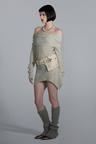 Western Faux Suede Belt Bag Raw