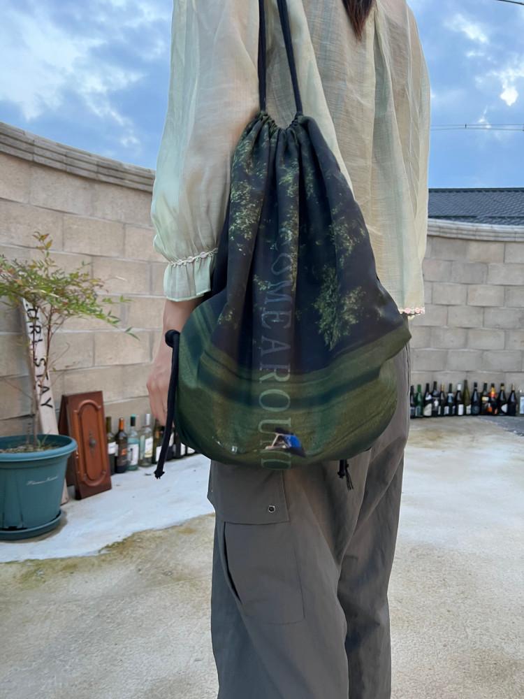 [당일출고]STRING BAG 컴어라운드 핸드크래프트 에코백 스트링백 스트링백팩