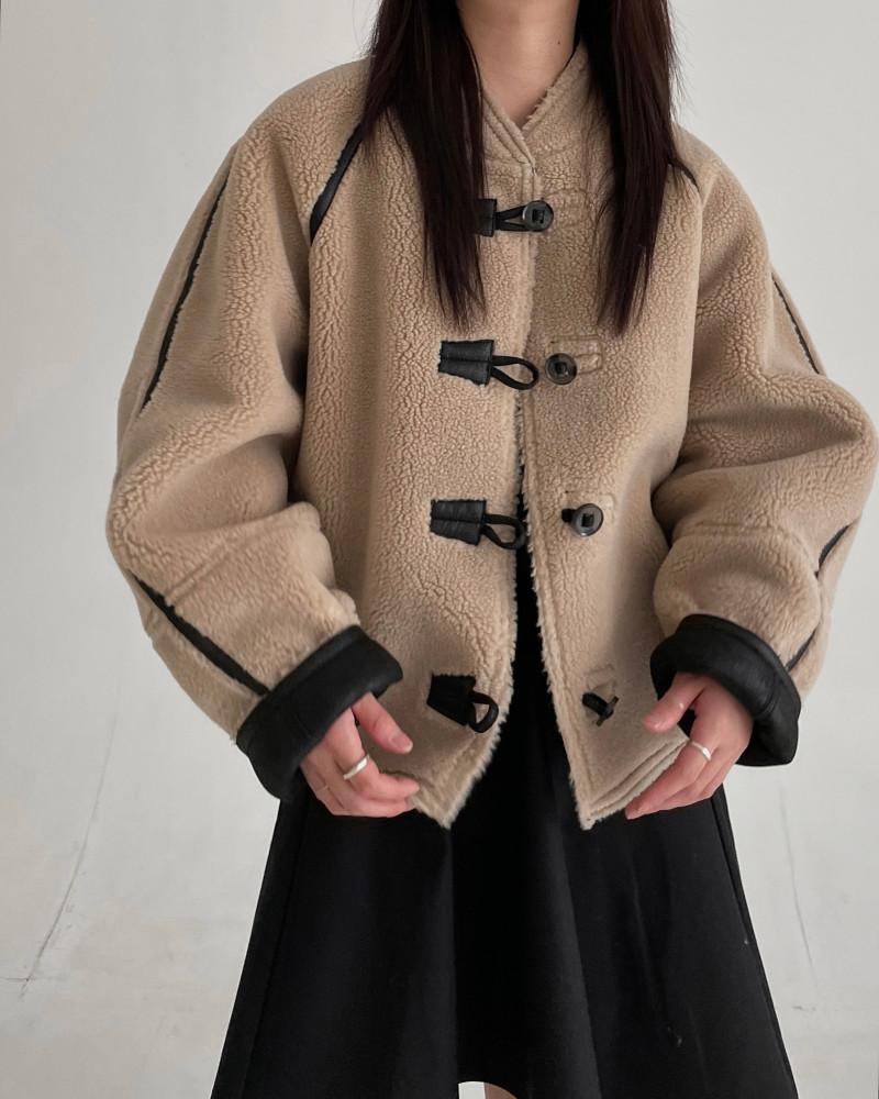 (주문폭주) 리버시블 시어링 무스탕