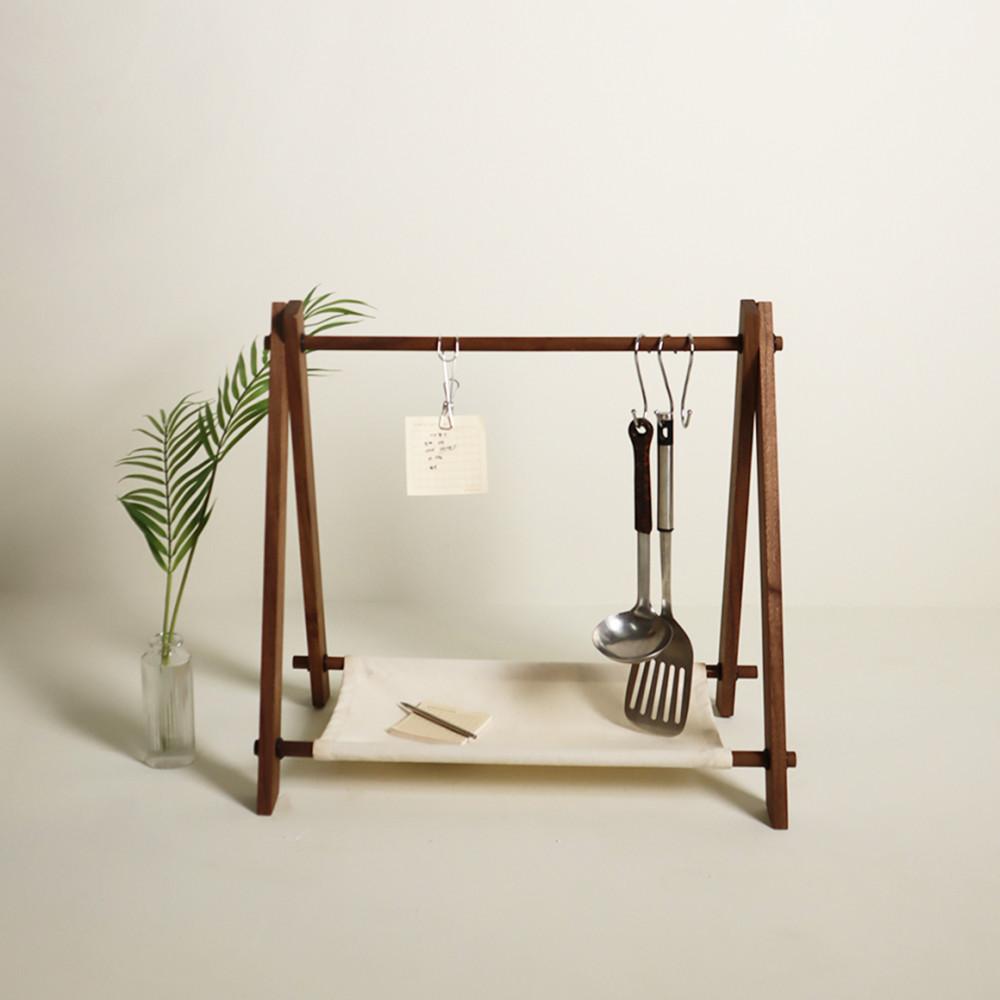 원목 주방 정리대 행주걸이 카페 진열 메뉴 국자 조리도구 다용도 걸이 캠핑 용품 홈카페