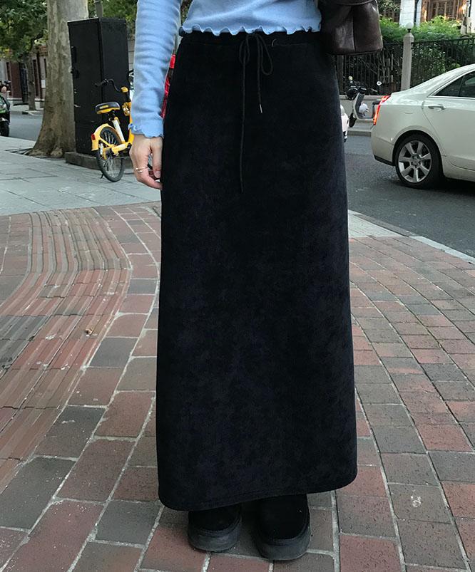 니어웨어 [⛄겨울신상] 파블 골덴 롱 스커트 (2color)/밴딩치마/롱치마/골덴치마/코듀로이치마/겨울스커트/코듀로이스커트