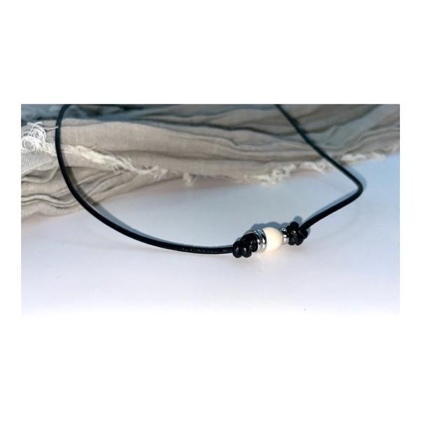 【Sagegasage】3way leather necklace 4Color org.jpg