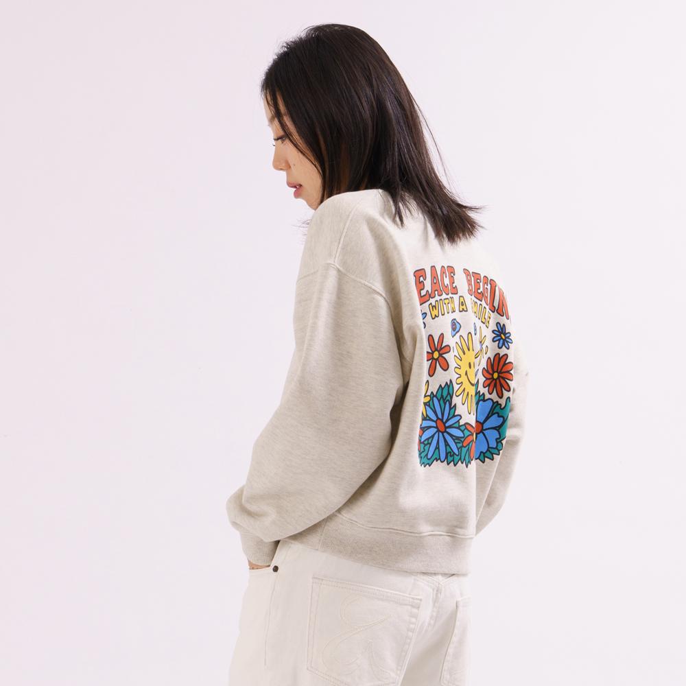 PEACE AGAIN SWEATSHIRT (WOMEN)