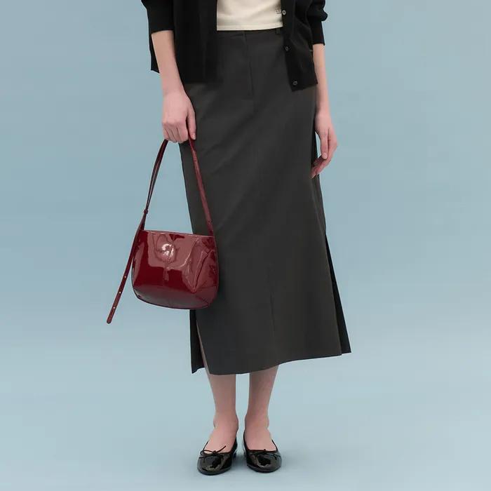 [5차] Karin Maxi Skirt (Charcoal)