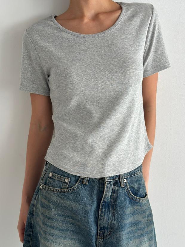 면모달유넥언발미들반팔티 시크릿오즈 ozbridge