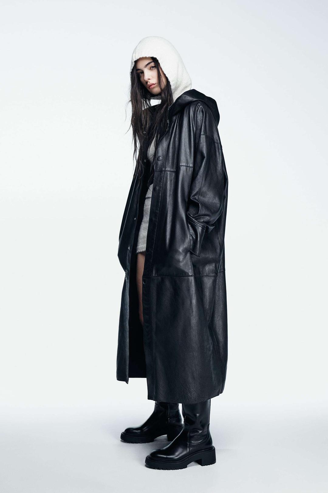 가죽 코트 리미티드 에디션  EXTRA-LONG LEATHER COAT - LIMITED EDITION 293084120
