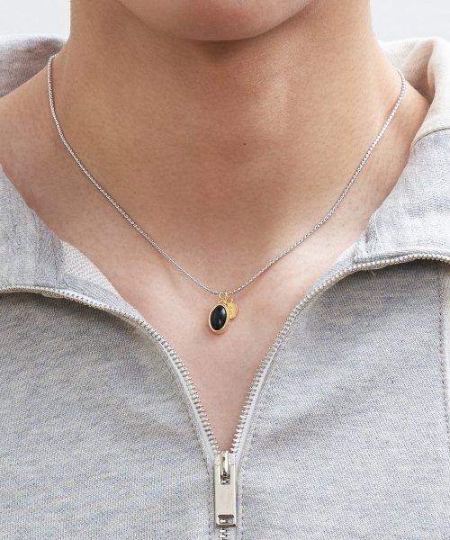 시그니처 에나멜 펜던트 체인 목걸이