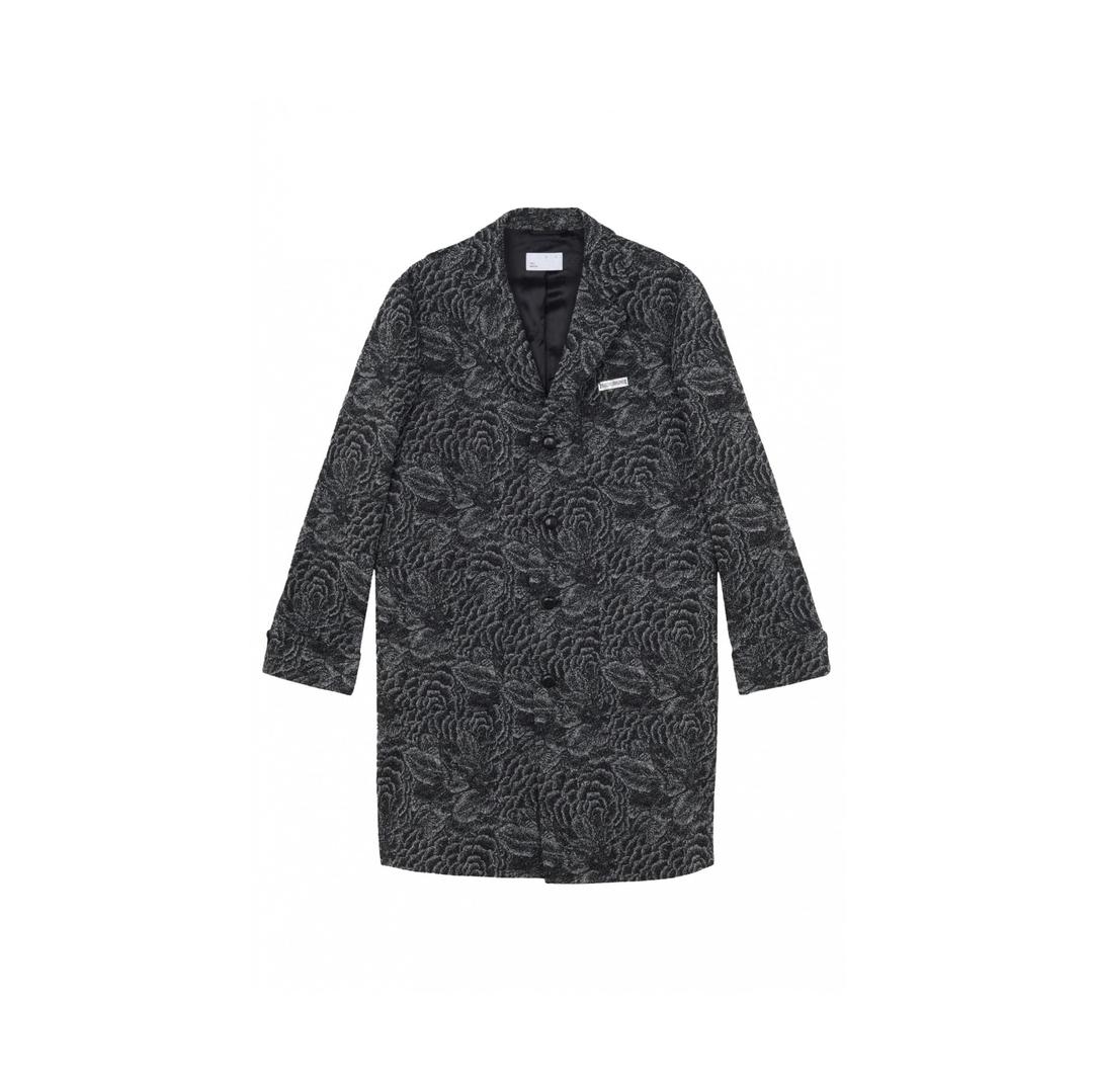 4SDESIGNS MORNING ROBE CAMELLIA GOBELIN BLACK
