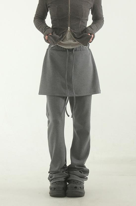 shirring banding skirt pants