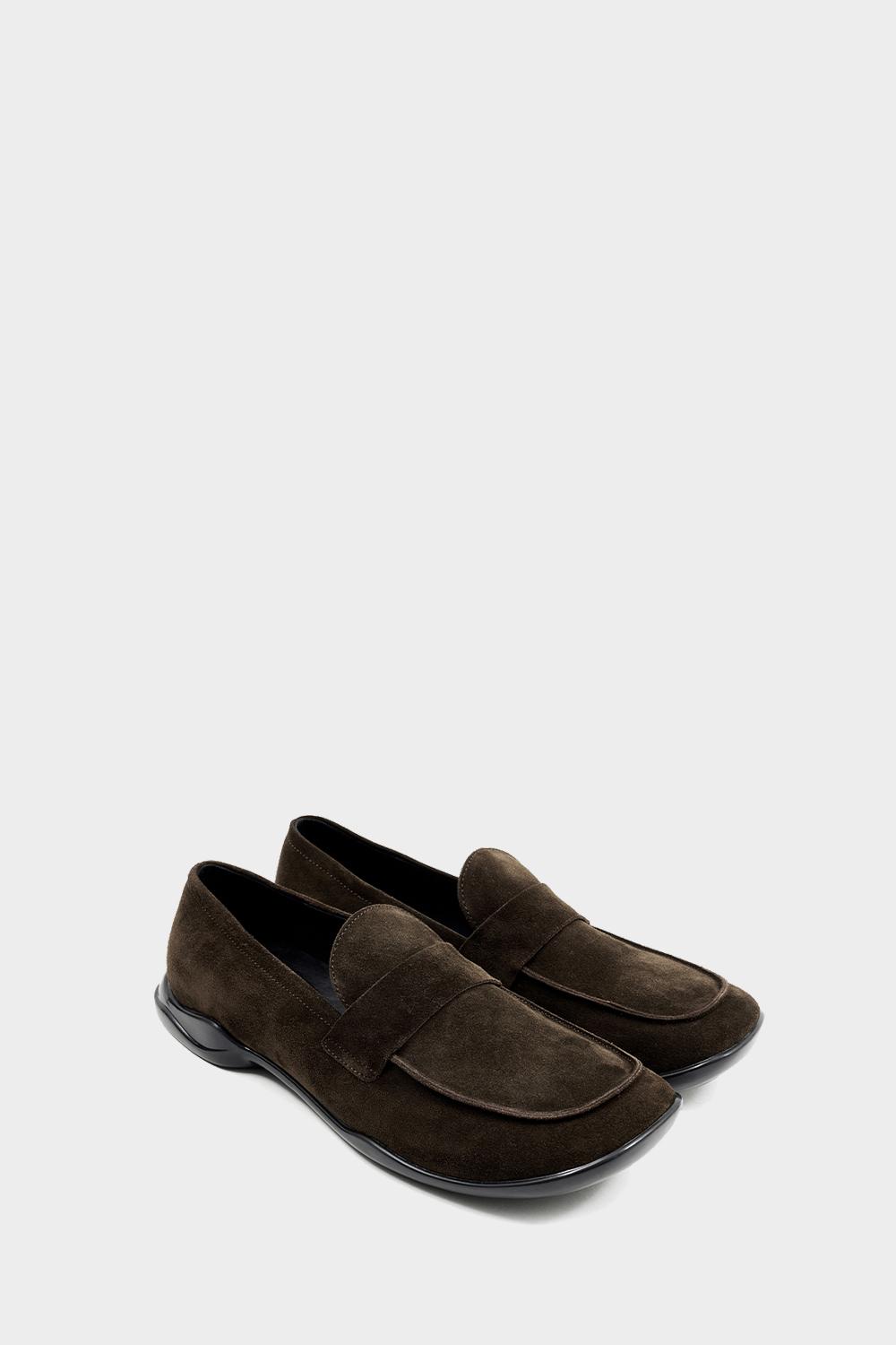 square loafer (brown)