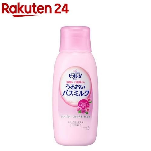 【楽天市場】ビオレｕ角層まで浸透バスミルクミルクローズの香り本体((600ml))【ビオレU(ビオレユー)】[入浴剤]：楽天24