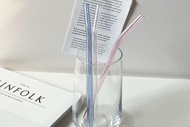 내열유리 빨대 친환경 빨대