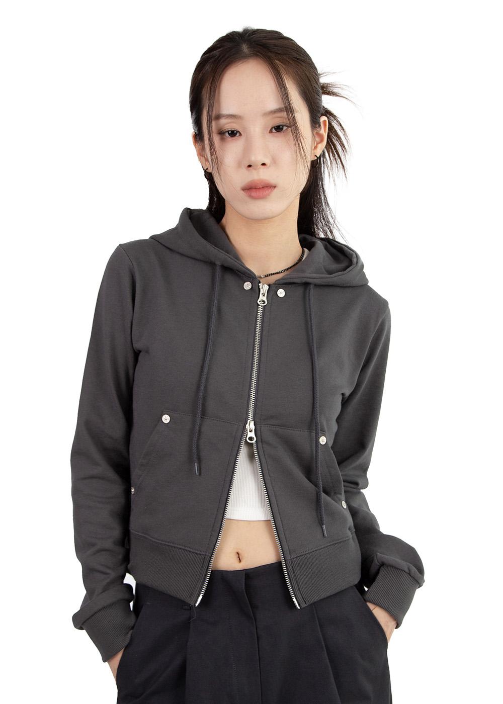 릿킴 FITTED EYELET HOOD ZIP-UP